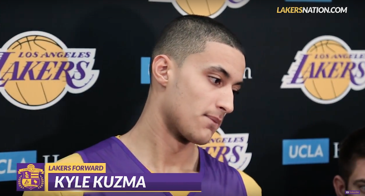 Kyle Kuzma A Reçu Les Conseils De Kobe Bryant : Le Rookie A Bien Choisi ...