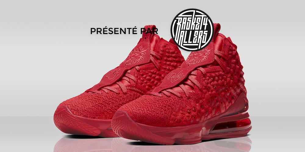 lebron 17 rouge et noir