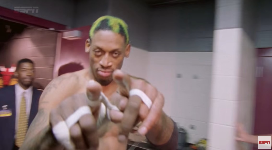 Zoom "The Last Dance" - la gestion du cas Dennis Rodman par Phil ...