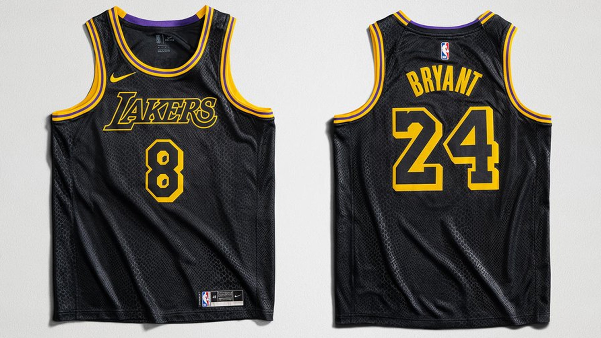 Les Lakers porteront le maillot Black Mamba le 24/08 : normalement