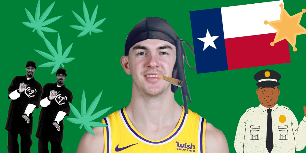 Alex Caruso arr t en possession de marijuana par la police texane