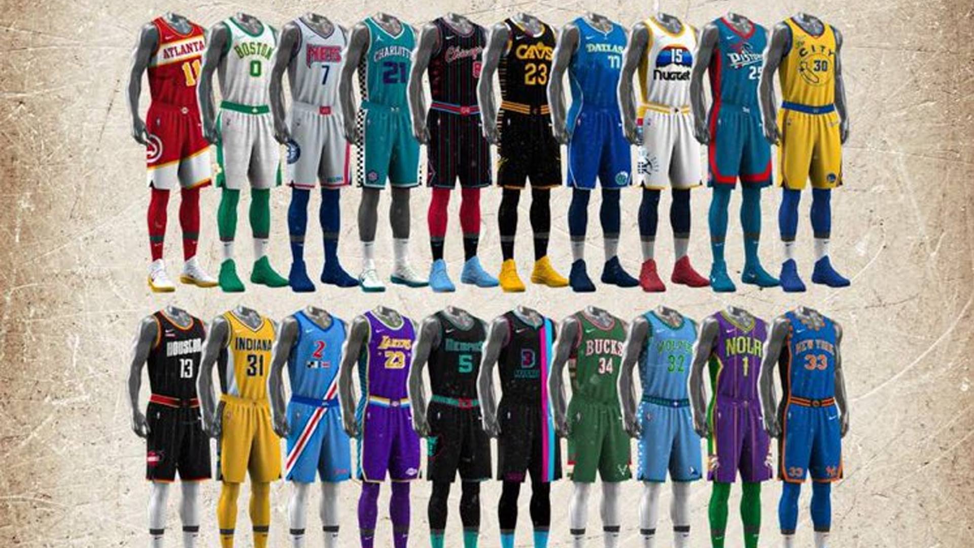 La longue évolution des maillots en NBA • Basket USA