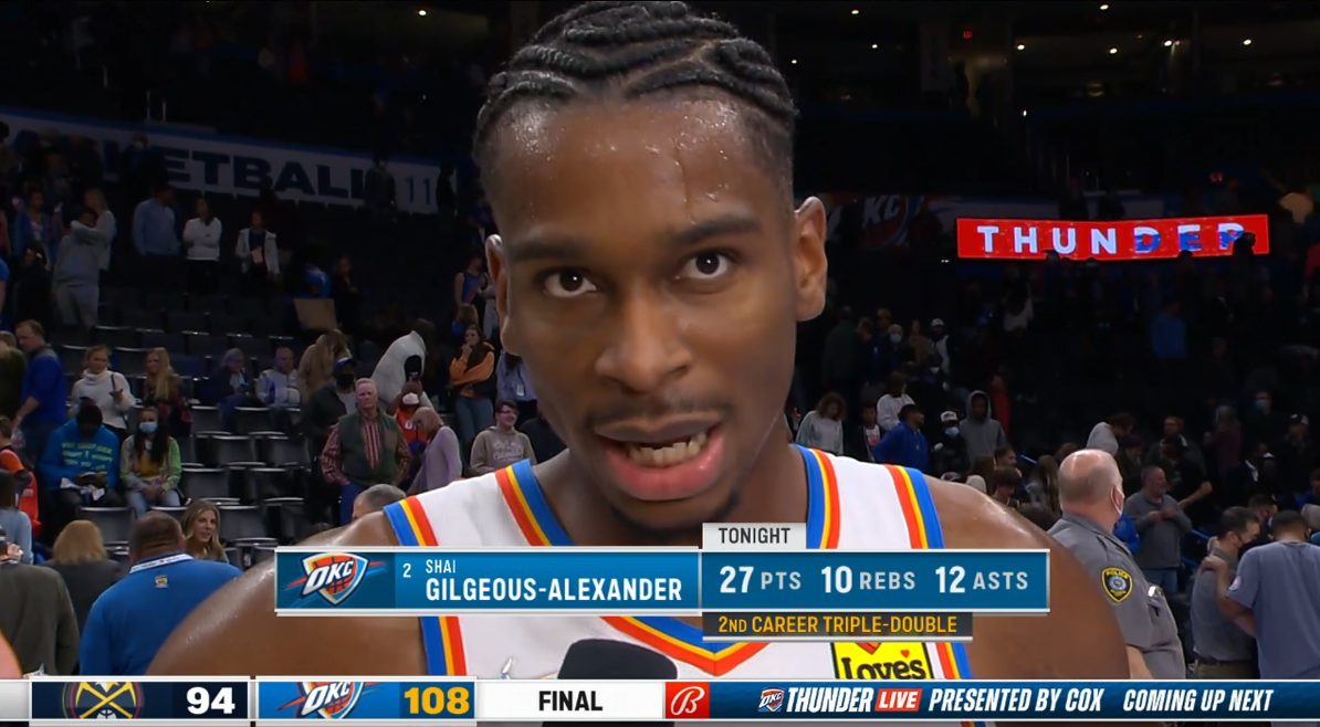 Shai Gilgeous-Alexander vole la vedette à Nikola Jokic : triple-double ...