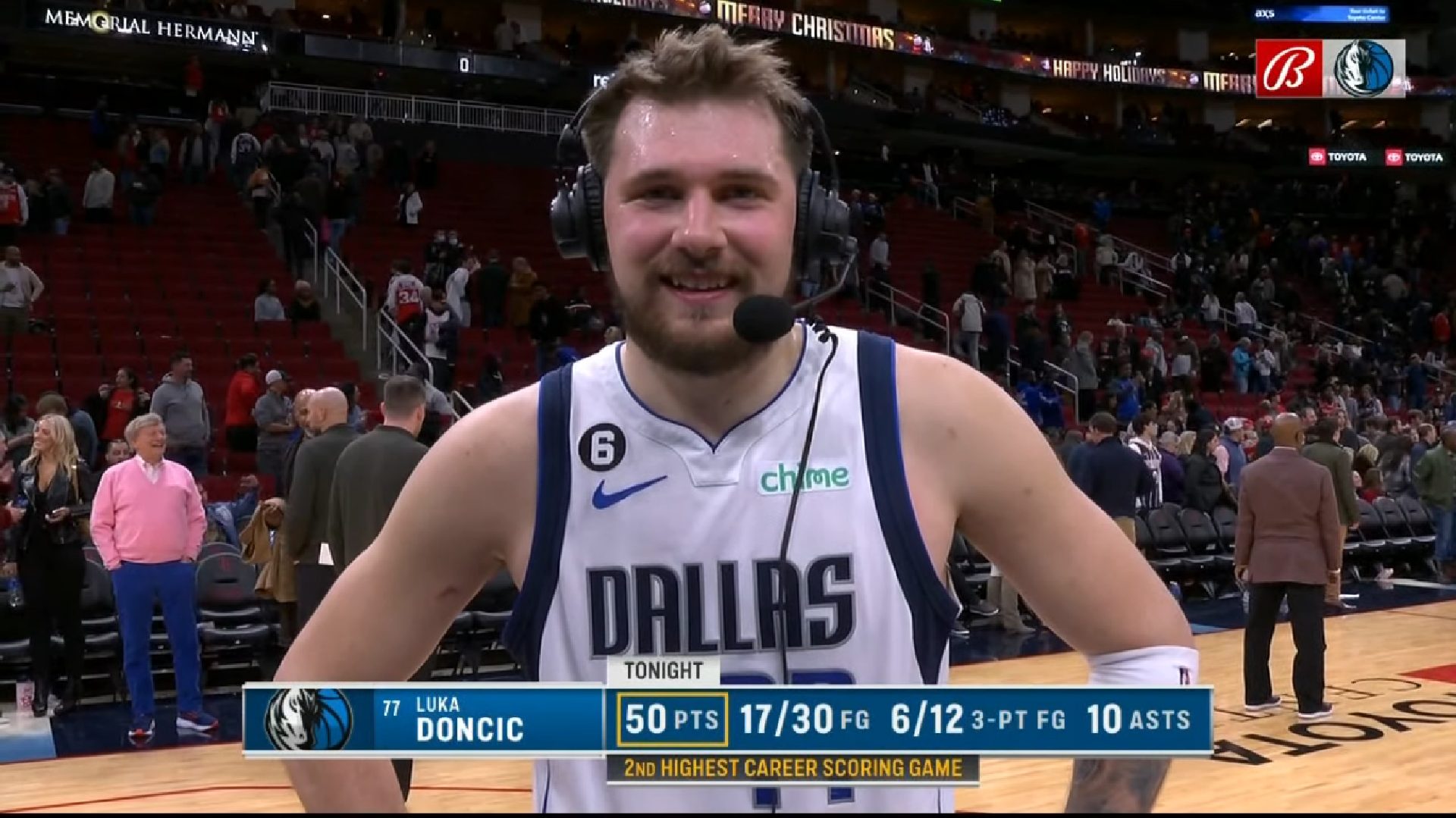 Luka Doncic démolit les Rockets : 50 points, 8 rebonds, 10 passes