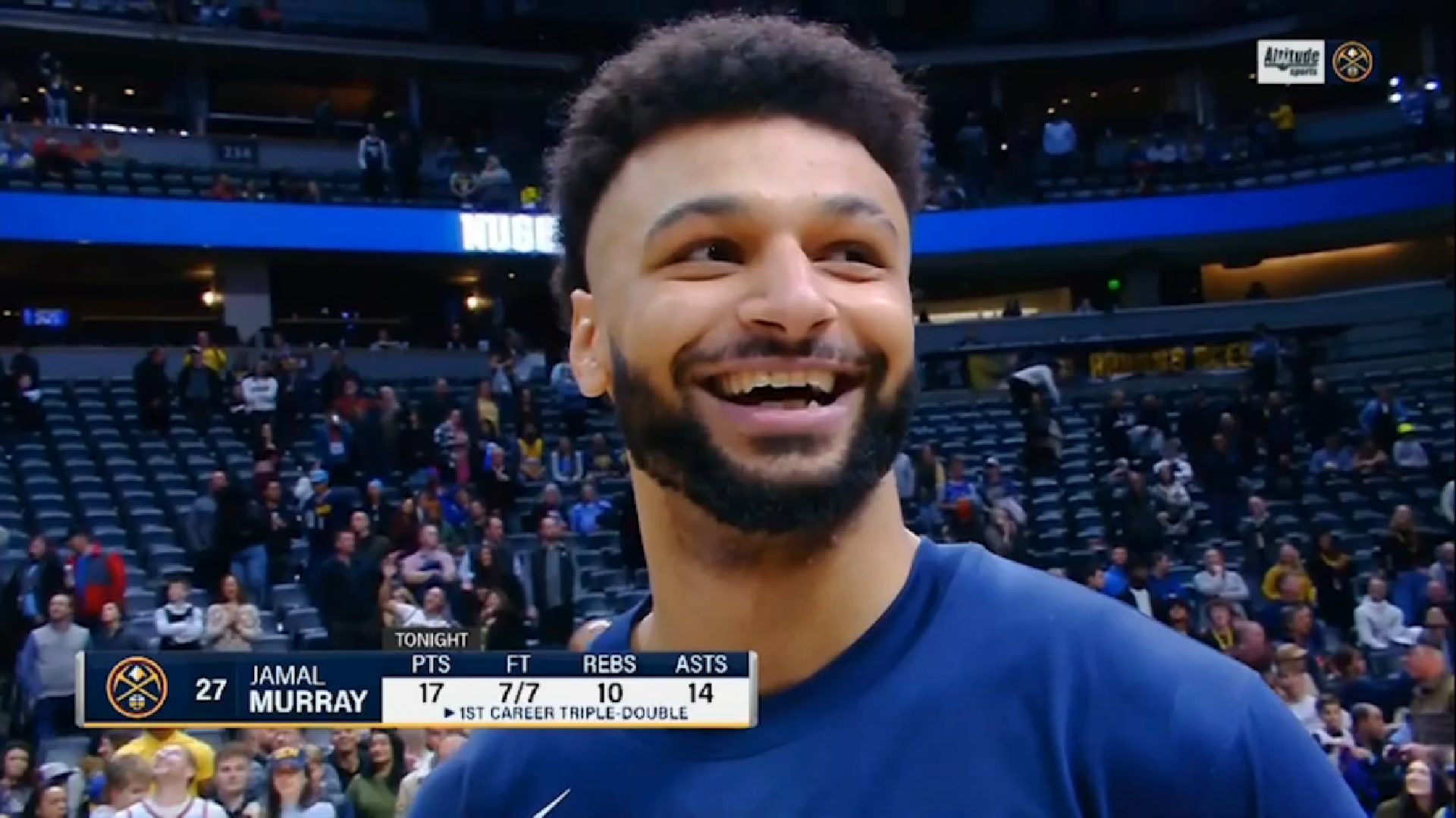 Jamal Murray s'offre un premier tripledouble en carrière face aux Pacers