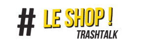 Logo Shop TrashTalk Contour Blanc