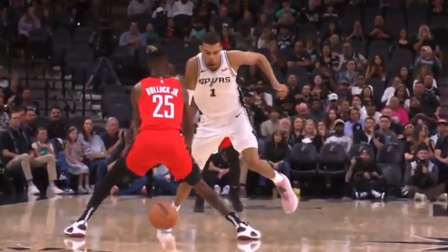 Victor Wembanyamas Epic Highlight Steals The Show In Spurs Rockets