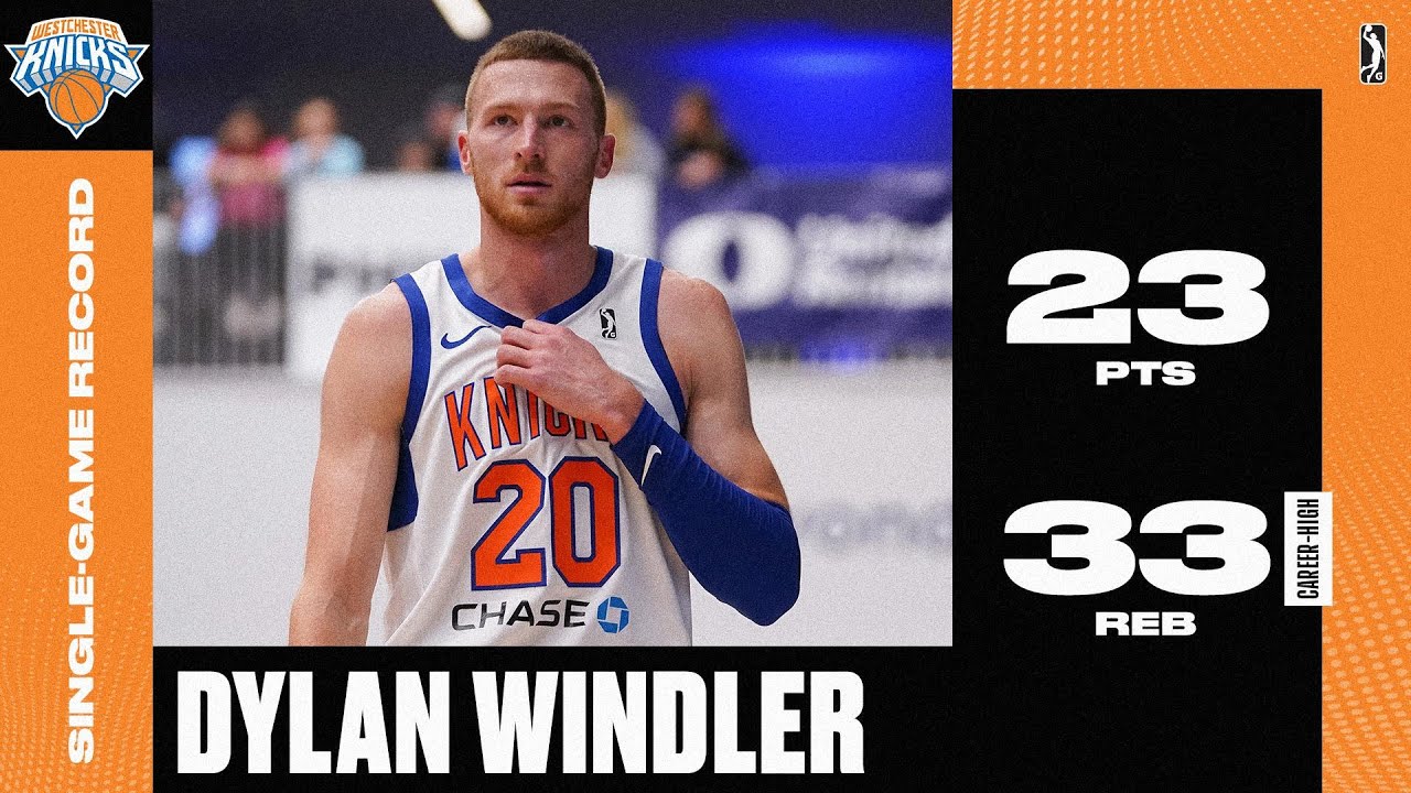 Dylan Windler (33 rebonds en G League) débarque aux Lakers