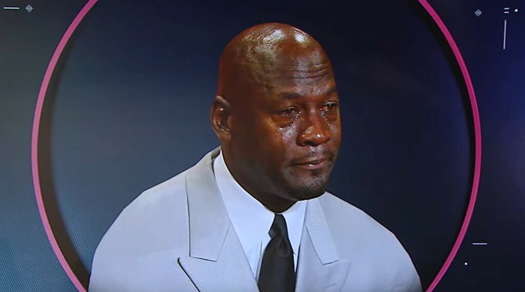 michael jordan cry meme (March Madness)