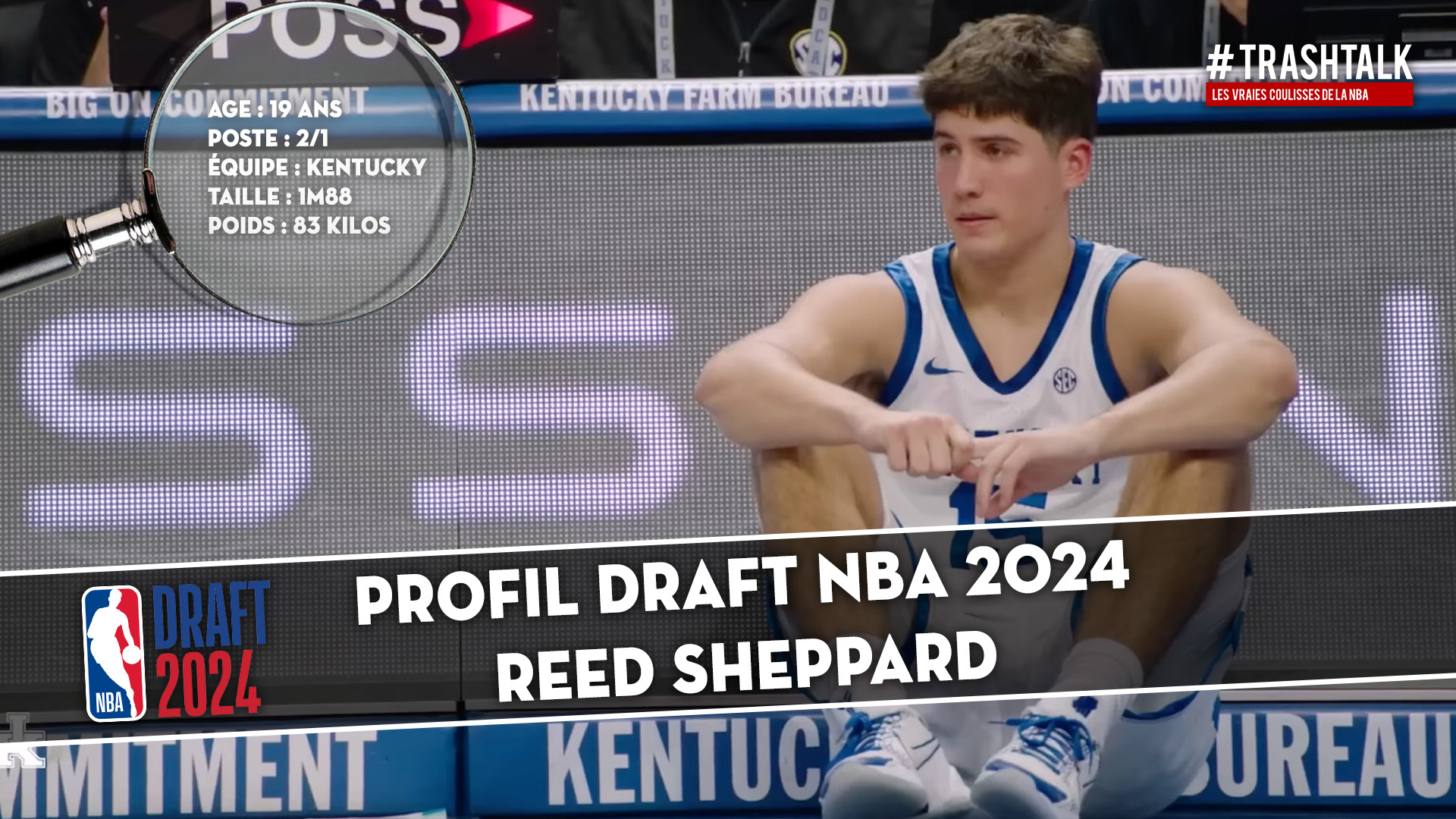 Profil Draft NBA 2024 Reed Sheppard