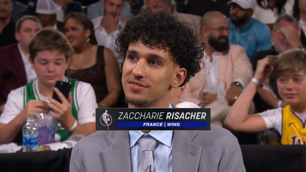 Zaccharie Risacher Français Draft NBA 27 Juin 2024