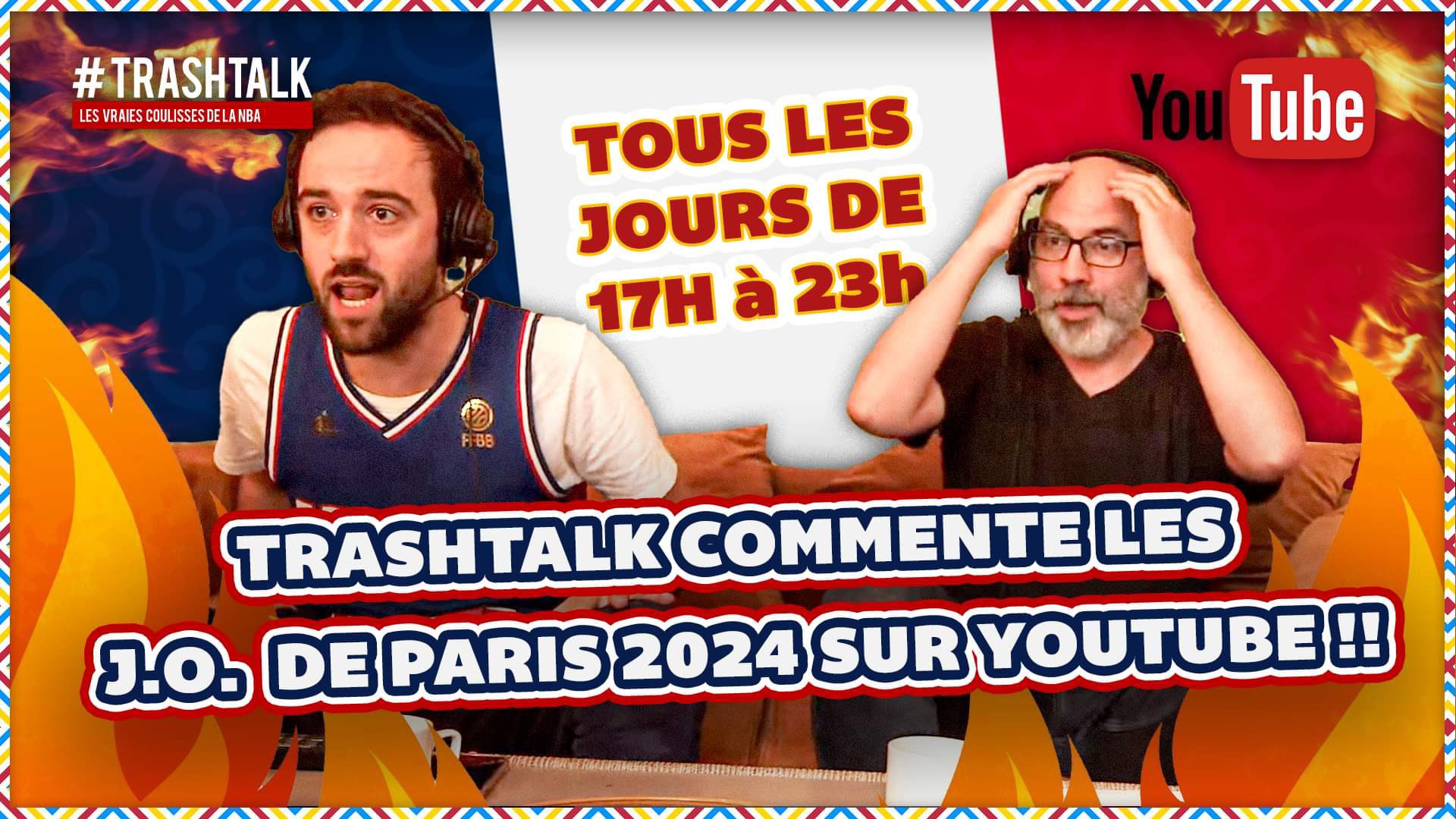 JO Paris 2024 le programme du live du jour sur TrashTalk (29 juillet)