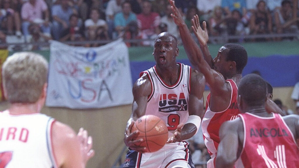 Michael Jordan Larry Bird USA 9 juillet 2024