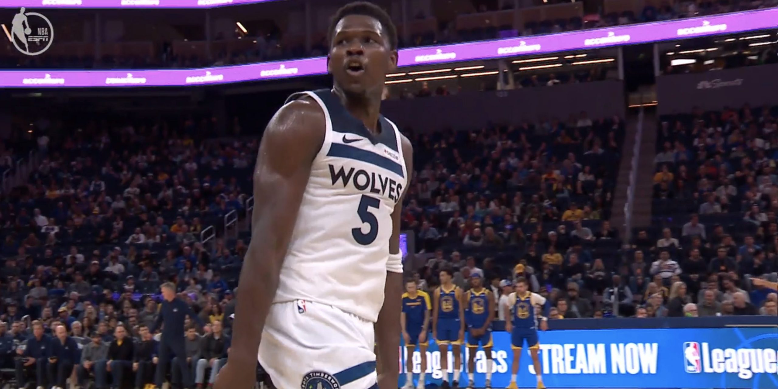 Wolves Back Nba Résumé NBA : les Wolves dominent les Warriors