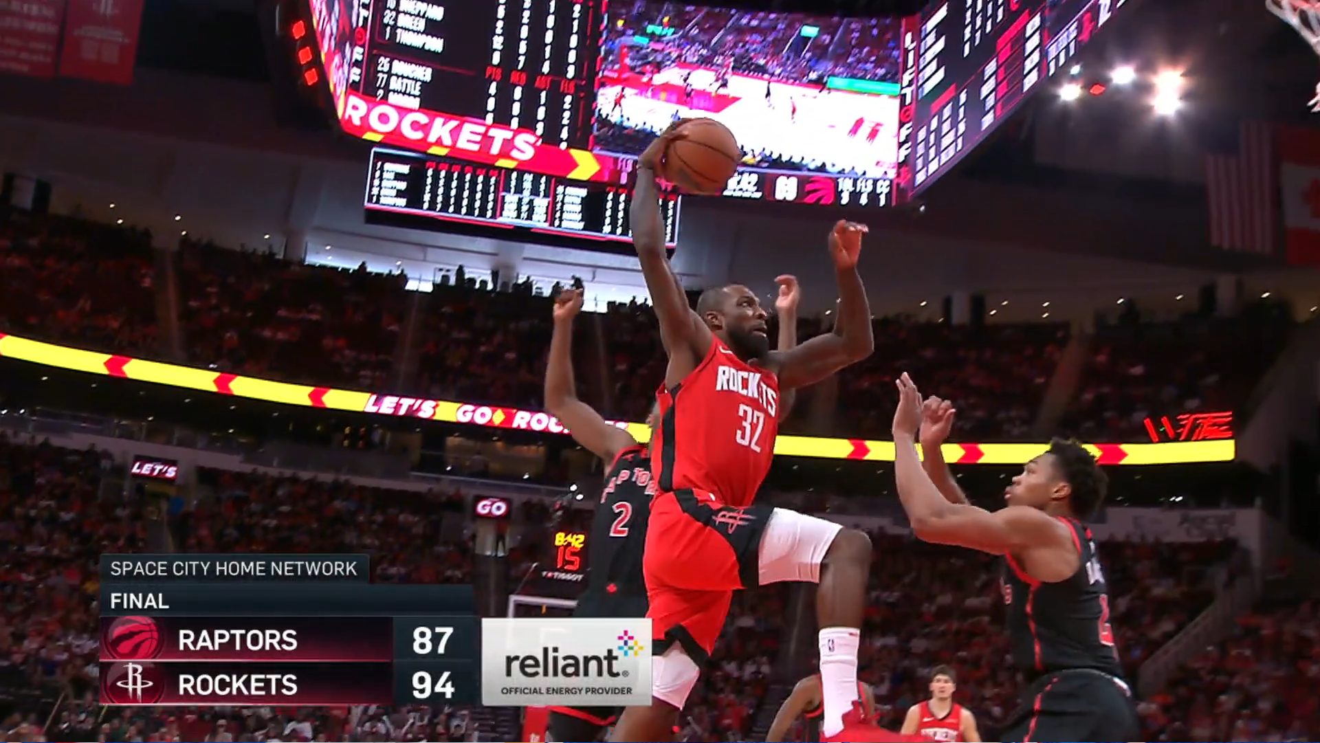 Résumé NBA : les Rockets se relancent face aux Raptors