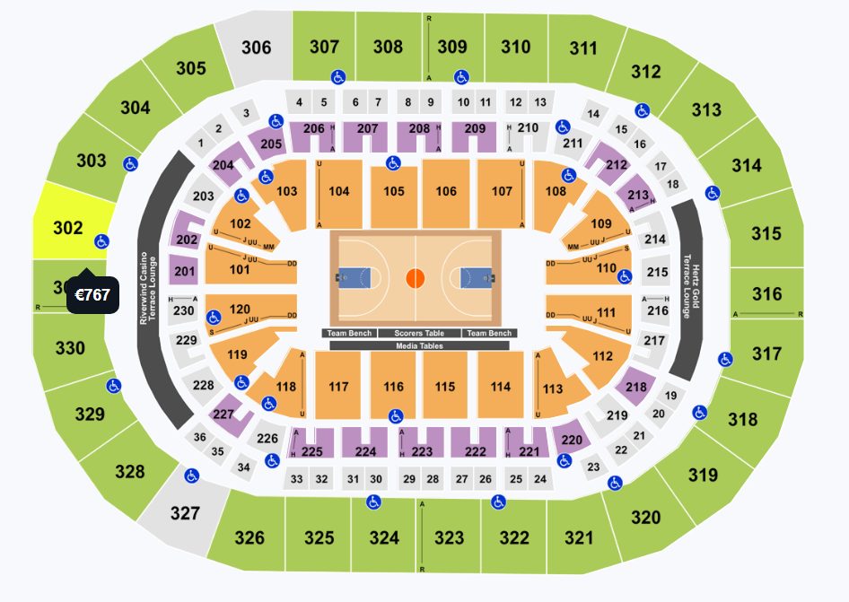 Plan Paycom Center billets Finales NBA Hellotickets 28 mai 2025
