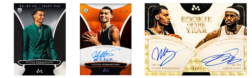Topps Mercury Victor Wembanyama 2024 cartes article Whatnot TrashTalk