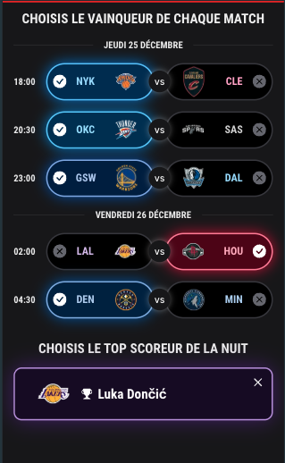 Christmas Day Contest 2025 TrashTalk Screen