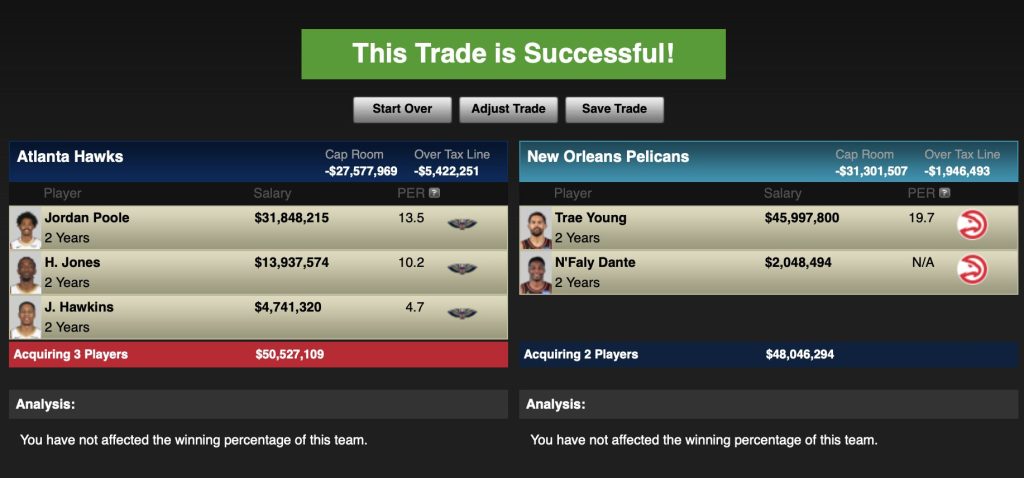 Trade machine Trae Young 5