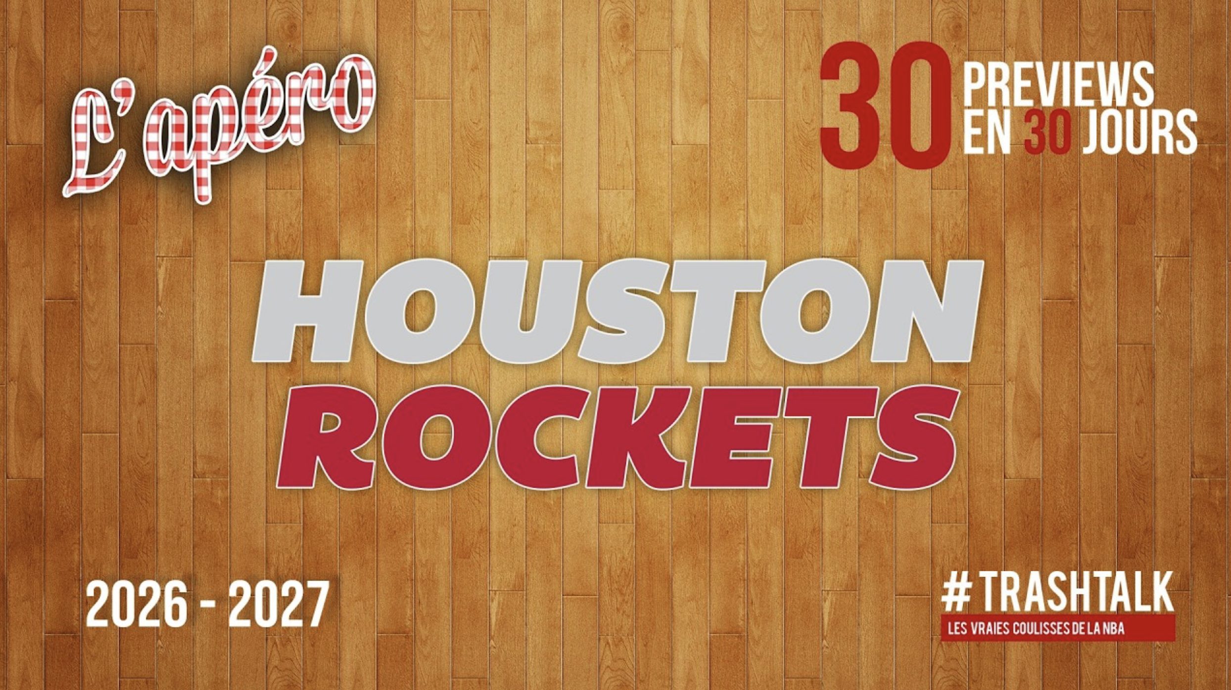 NBA Preview 2026-27 : Houston Rockets || #30PreviewsEn30Jours