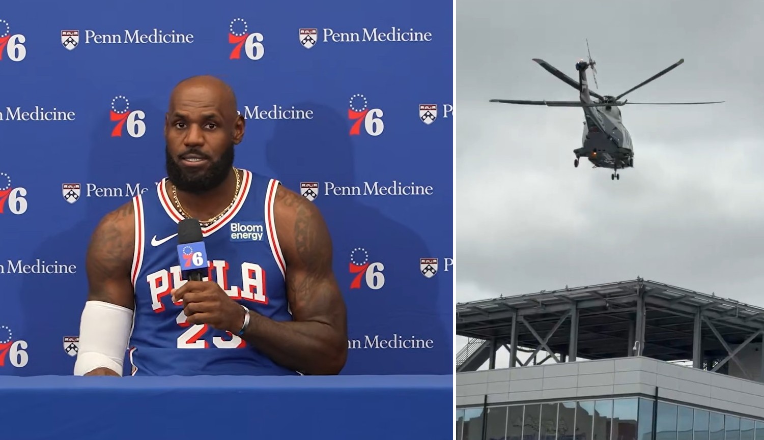 LeBron James, l’hélicoptère gratuit et la vie de roi