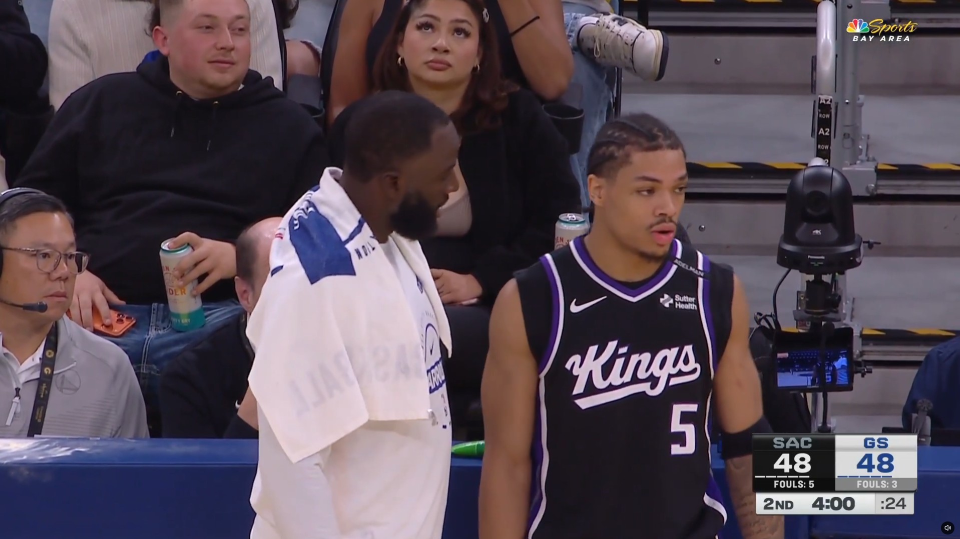 Quand Draymond Green conseille à Darius Acuff Jr. de lâcher plus la balle...