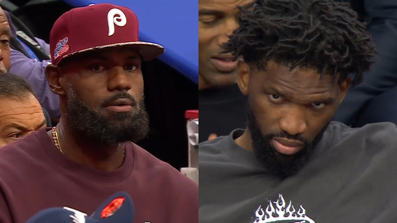 LeBron James denies report he reprimanded Joel Embiid for being late